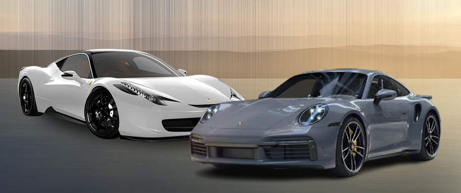 luxury sports car rental Dubai